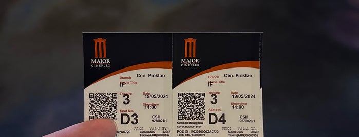 Major Cineplex Central Pinklao is one of Movie Theater at Thailand ,*.