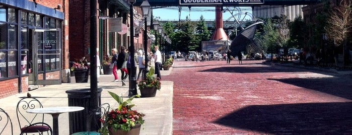 The Distillery Historic District is one of Toronto - June 2013.