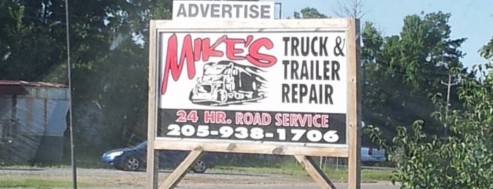 Mike's Truck &Trailer Repair is one of Locais curtidos por Nancy.