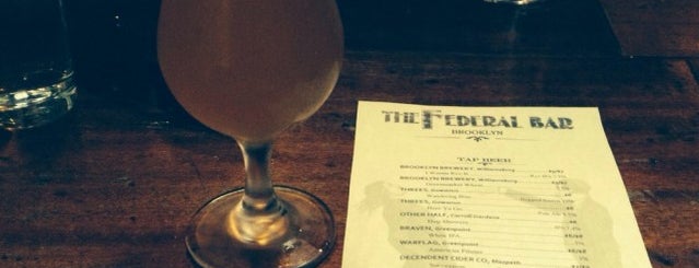 The Federal Bar Brooklyn is one of New in Williamsburg.