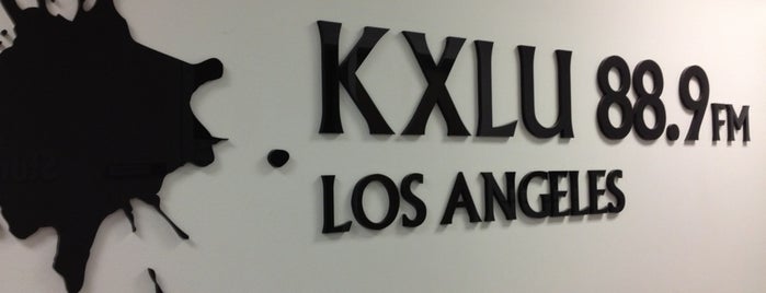 KXLU 88.9FM Los Angeles is one of LMU.