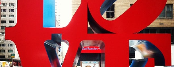 LOVE Sculpture by Robert Indiana is one of New York City.