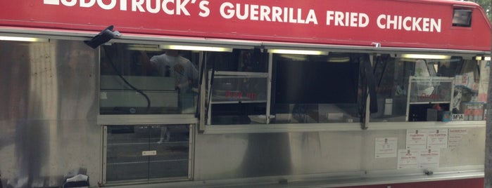 LudoTruck's Guerrilla Fried Chicken is one of Anthony Bourdain.