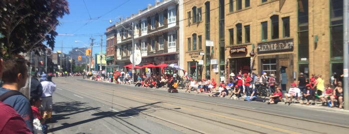 Dundas & Shaw is one of p (roads, intersections, areas - TO).