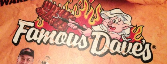 Famous Dave's is one of 20 favorite restaurants.