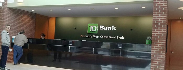 TD Bank is one of frequent.