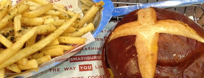 Smashburger is one of NYC: Big & Juicy.