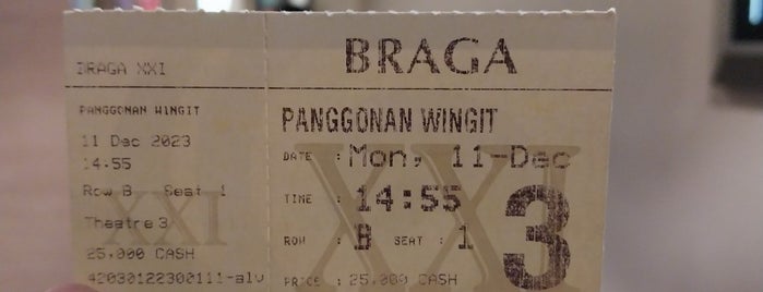 Braga XXI is one of Cinema 21 in Indonesia.