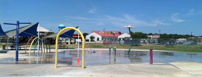 Ft. Sam Houston Splash Pad is one of Places to go.