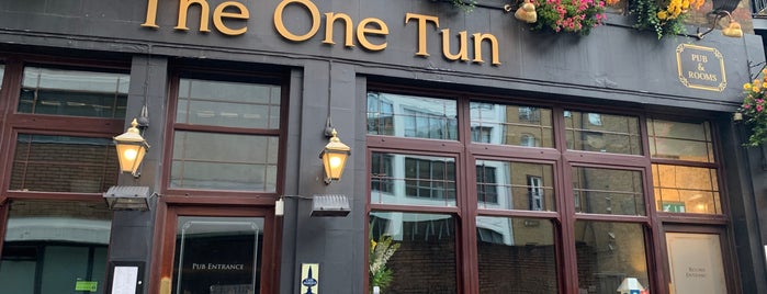 The One Tun is one of UK - All Pubs I've Visited.