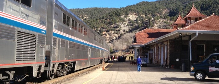 Glenwood Springs Amtrak (GSC) is one of Tempat yang Disukai Angela Isabel.