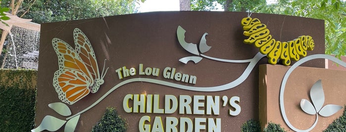 The Lou Glenn Children's Garden is one of Family Things.
