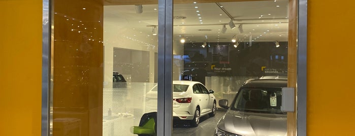 Renault Al Babtain showroom is one of Babtain.