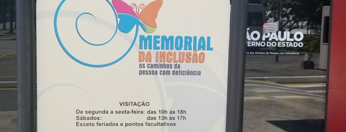 Memorial da Inclusão is one of São Paulo 2016.