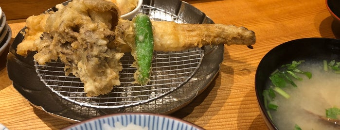 Tempura-meshi Kaneko Hannosuke is one of 東京ひとり飯.