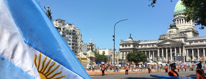 Plaza del Congreso is one of Нулевые столбы / Zero points.