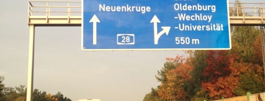 A 28 is one of Bundesautobahnen in Deutschland.