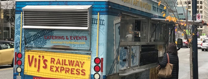 Vij's Railway Express is one of Food Trucks Vancouver.