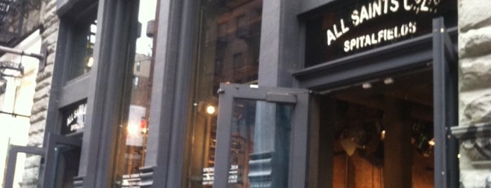 AllSaints is one of New York.