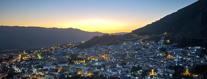Chefchaouen's View Point is one of Morocco.