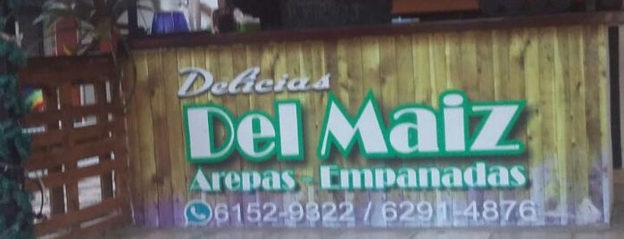 Delicias Del Maiz is one of Colombiano arepas.