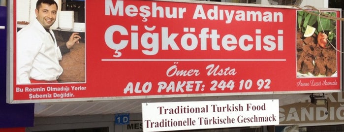 Meşhur Adıyaman Çiğ Köftecisi is one of Tempat yang Disukai duygu.