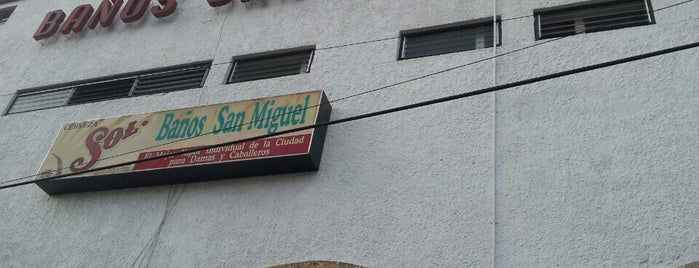 Baños San Miguel is one of Regaderas y Vapor ° GDL.