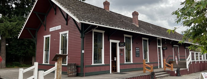 Historic Issaquah train depot is one of WA State.