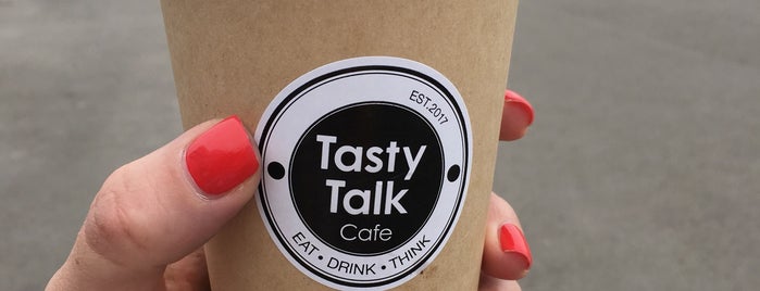 Tasty Talk Cafe is one of Moscow coffee spots. Part II (Not coffeeshops)..