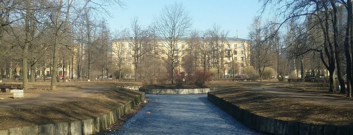 Малоохтинский парк is one of Tempat yang Disukai Леночка.
