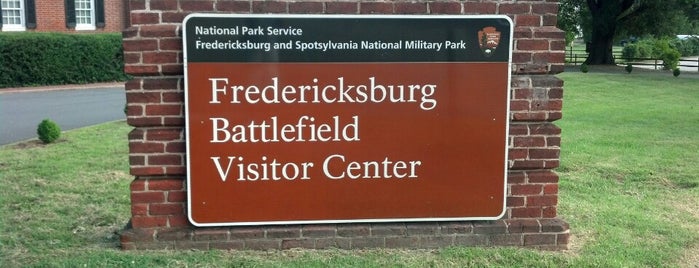 Fredericksburg Battlefield Visitor Center is one of National Park Passport Cancellations.