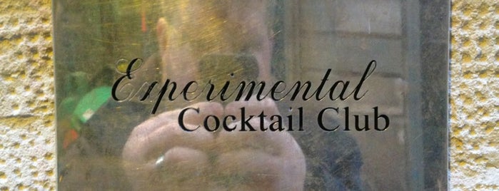 Experimental Cocktail Club is one of Guillaume's short list of cocktail bars.