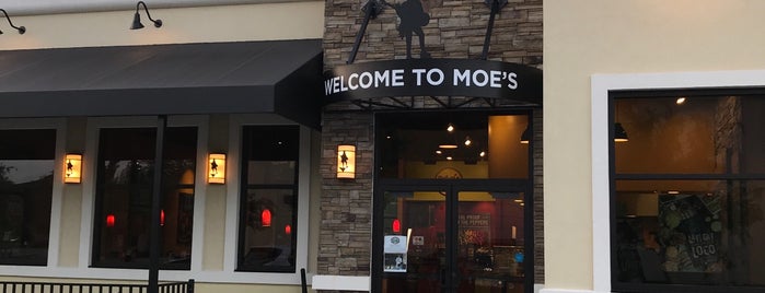 Moe's Southwest Grill is one of Locais salvos de Manny.