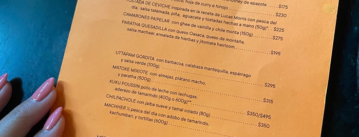 Masala & Maíz is one of Mexico gastronómico 2022.