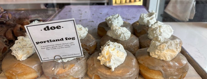 Doe Donuts is one of Portland.