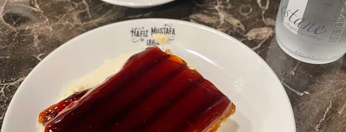 Hafız Mustafa 1864 is one of Istanbul |Dessert|.