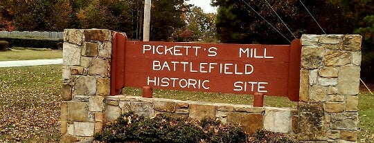 Pickett's Mill Battlefield Historic Site is one of The Civil War in Georgia.