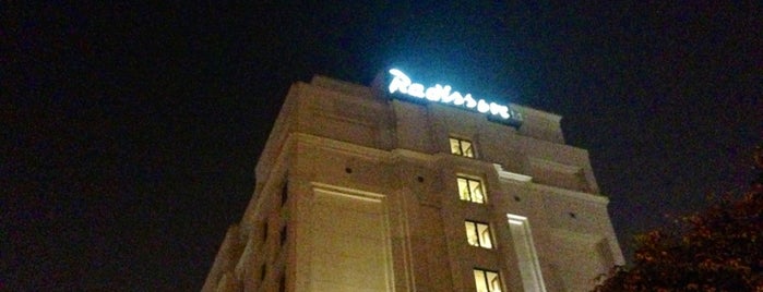 Radisson Hotel is one of Den'in Beğendiği Mekanlar.