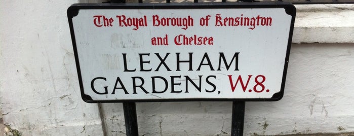 Lexham Gardens is one of Aysha : понравившиеся места.