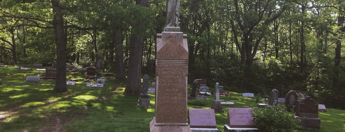 Sacred Heart Catholic Cemetery is one of Haunted in Chicagoland.