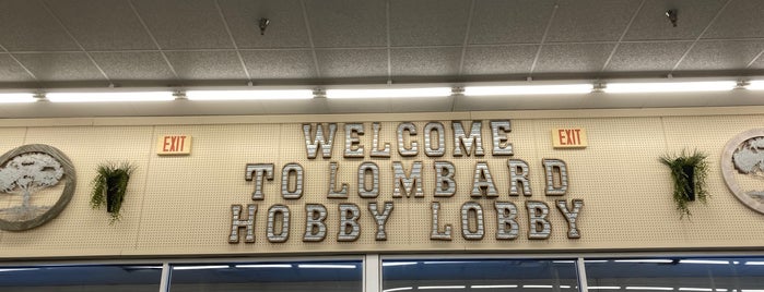 Hobby Lobby is one of Guide to Lombard's best spots.