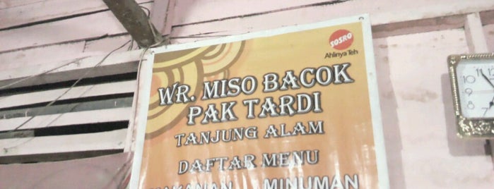 Miso Bacok is one of Must-see seafood places in SUMUT, Indonesia.