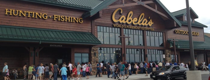 Cabela's is one of David's Saved Places.