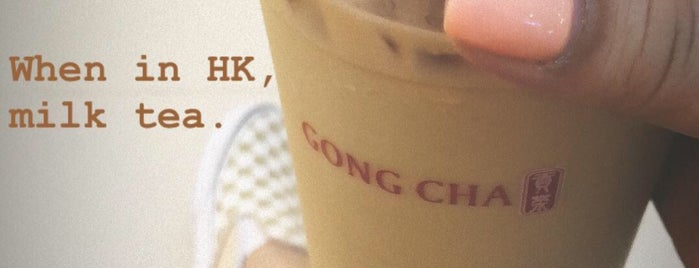 Gong Cha is one of HK Sweet Tooth Spots.