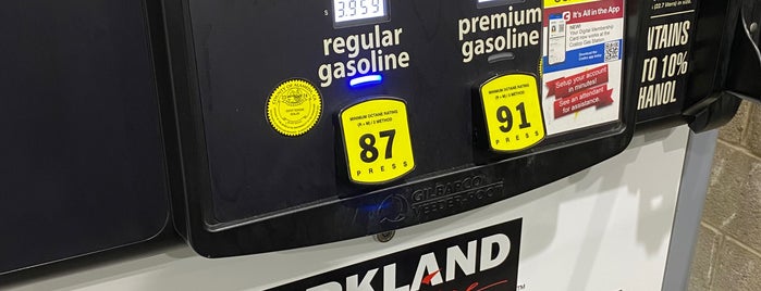 Costco Gasoline is one of Common places.