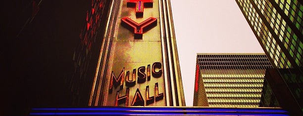 Radio City Music Hall is one of NYC Must Eat.