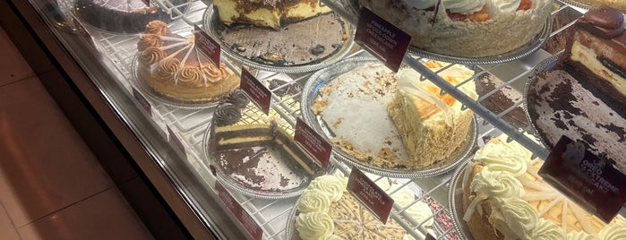 The Cheesecake Factory is one of frequent haunts.