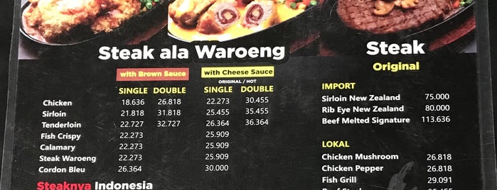 Waroeng Steak & Shake is one of สถานที่ที่บันทึกไว้ของ Alethia.