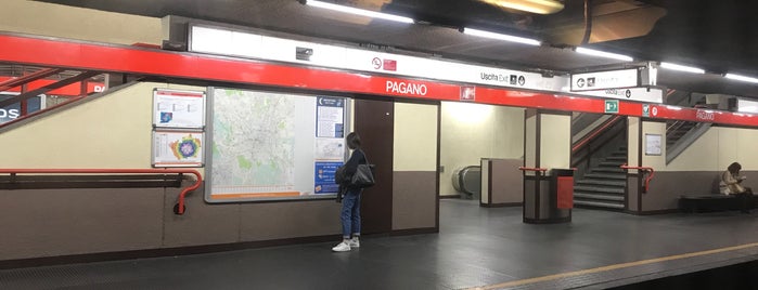 Metro Pagano (M1) is one of Murena a milano.