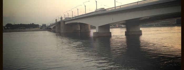 Alexander Nevsky Bridge is one of :)).